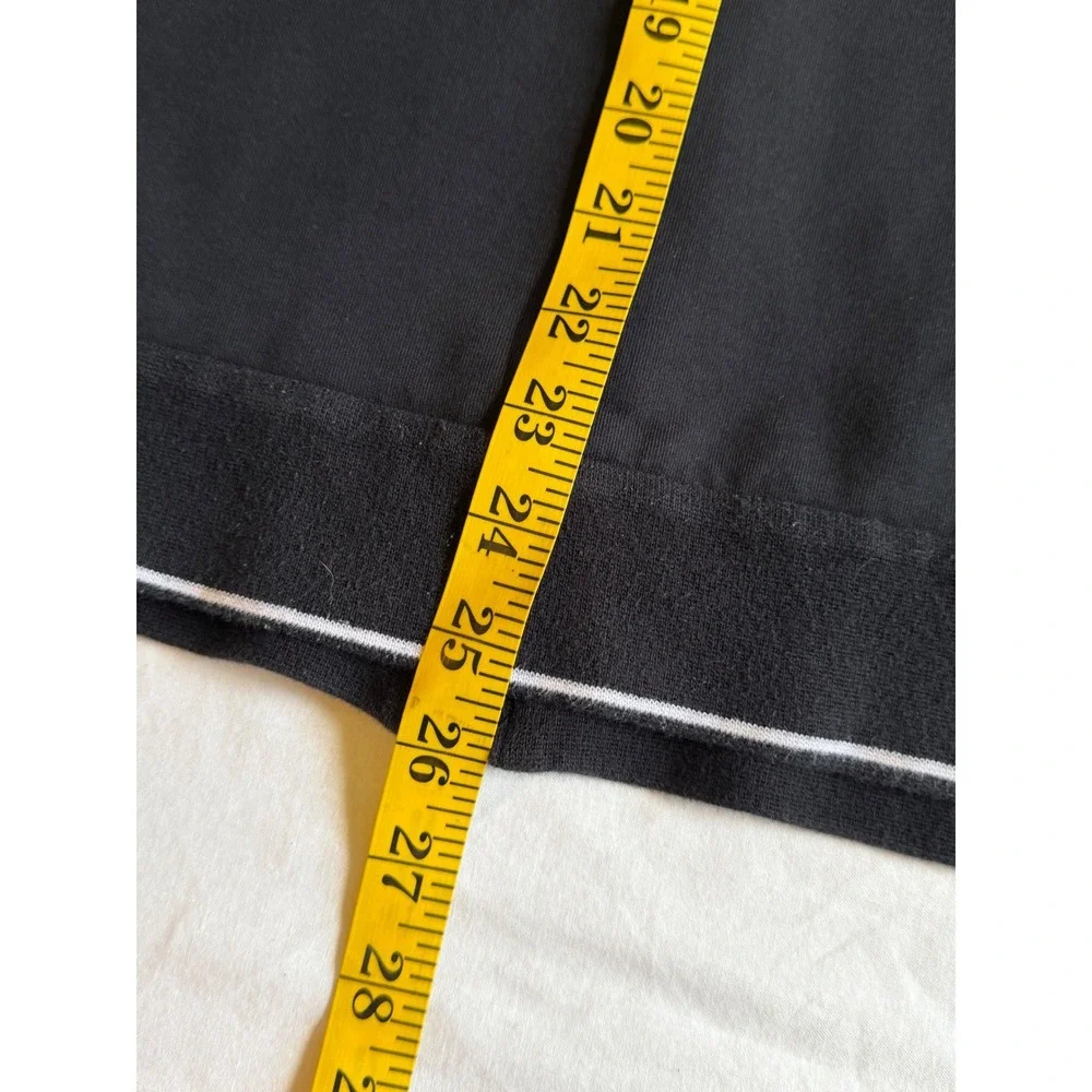 Armani Exchange Mens Black Full Zip Logo Tape Hoodie Sweatshirt Medium Fall 2014